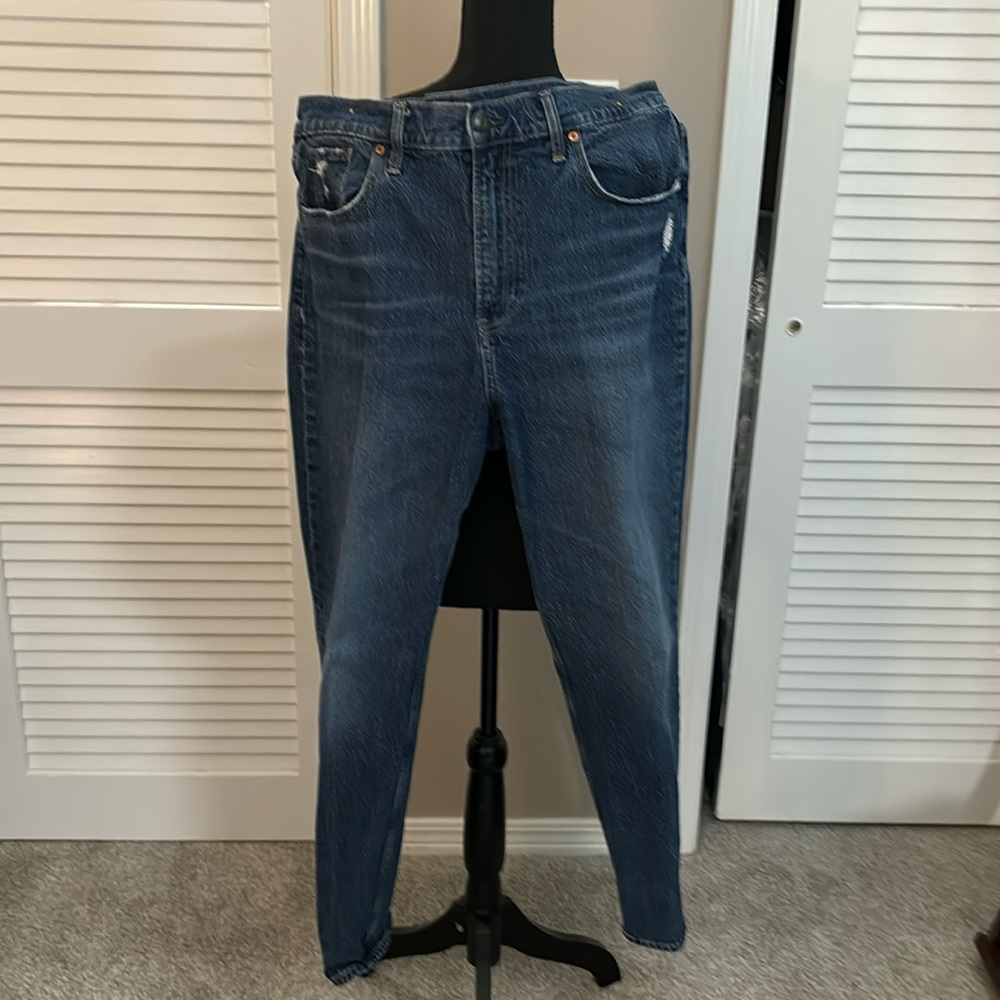 Gap jeans, skinny high straight size 33/ 16r